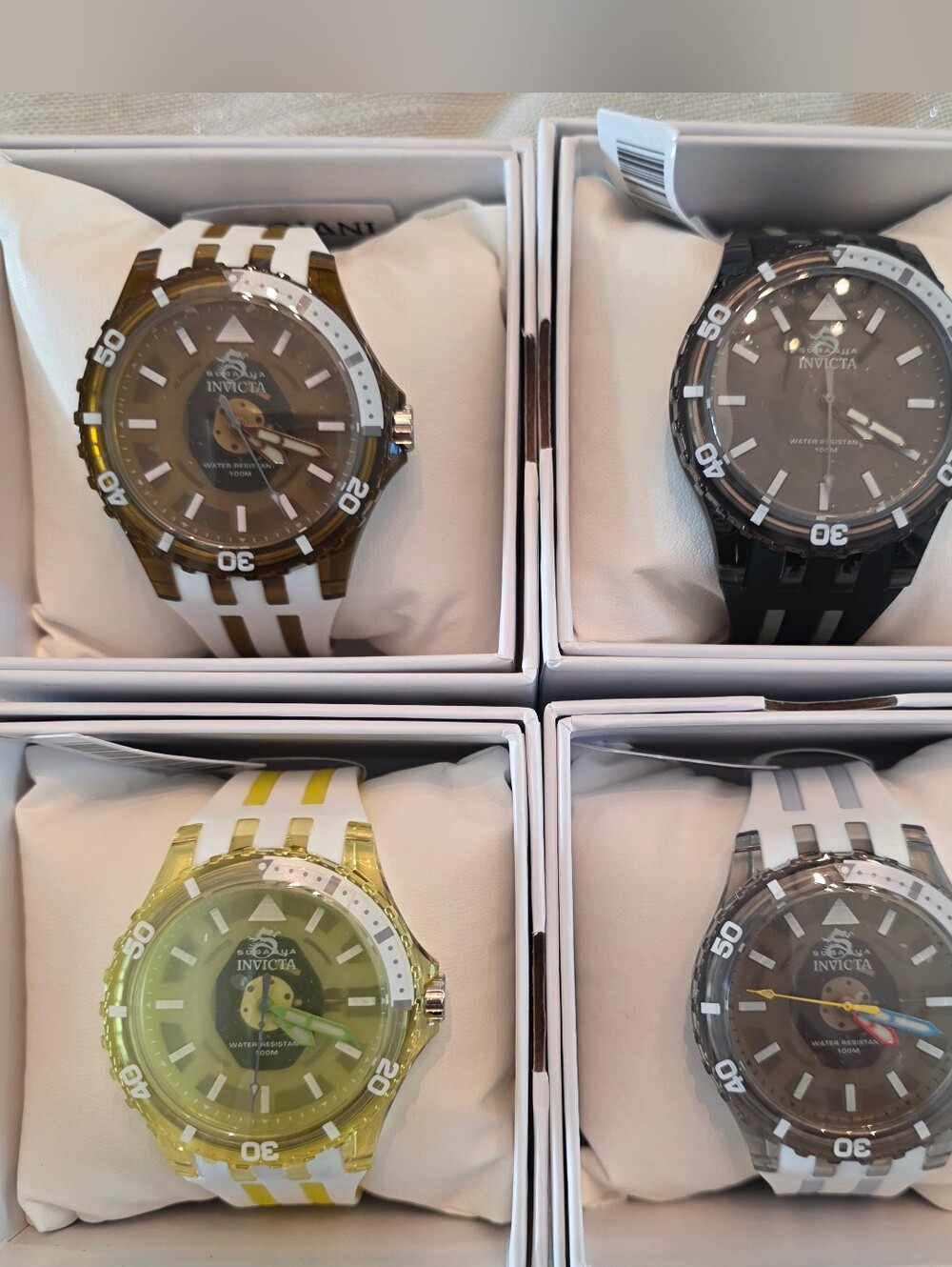157. Set Of 4  Invicta Subaqua Men's Watches - 44mm